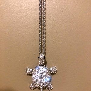 Fresh water  turtle necklace